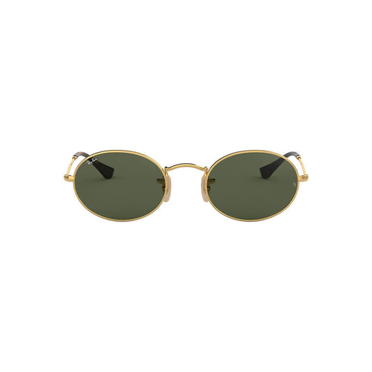 Oval Flat Lens Sunglasses